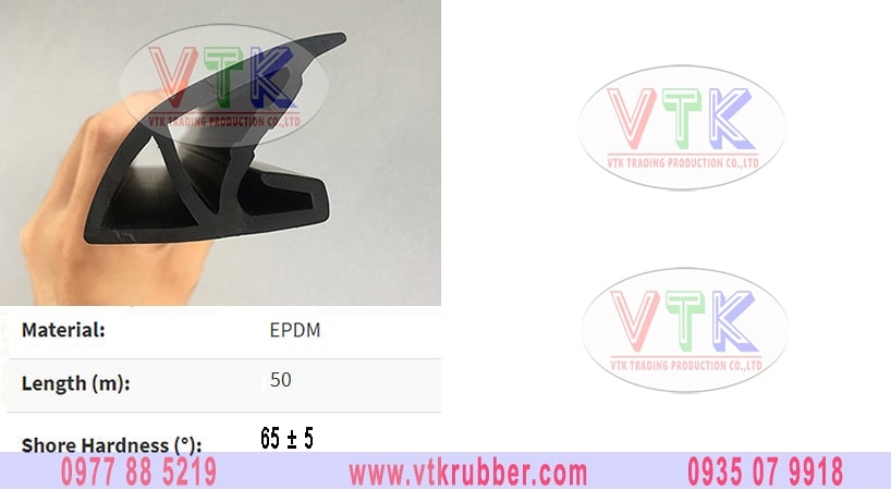 Ron cao su EPDM cho cửa gỗ