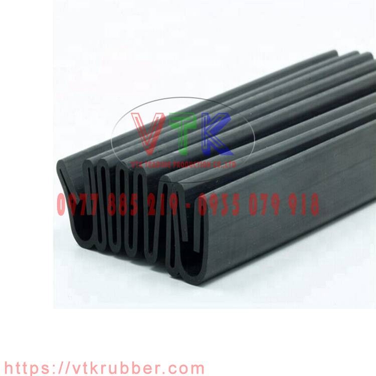 Ron cao su silicon chữ U nẹp kính