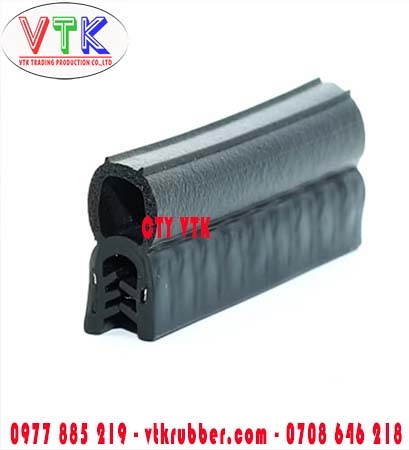 Gioăng cao su xốp kẽm chữ U